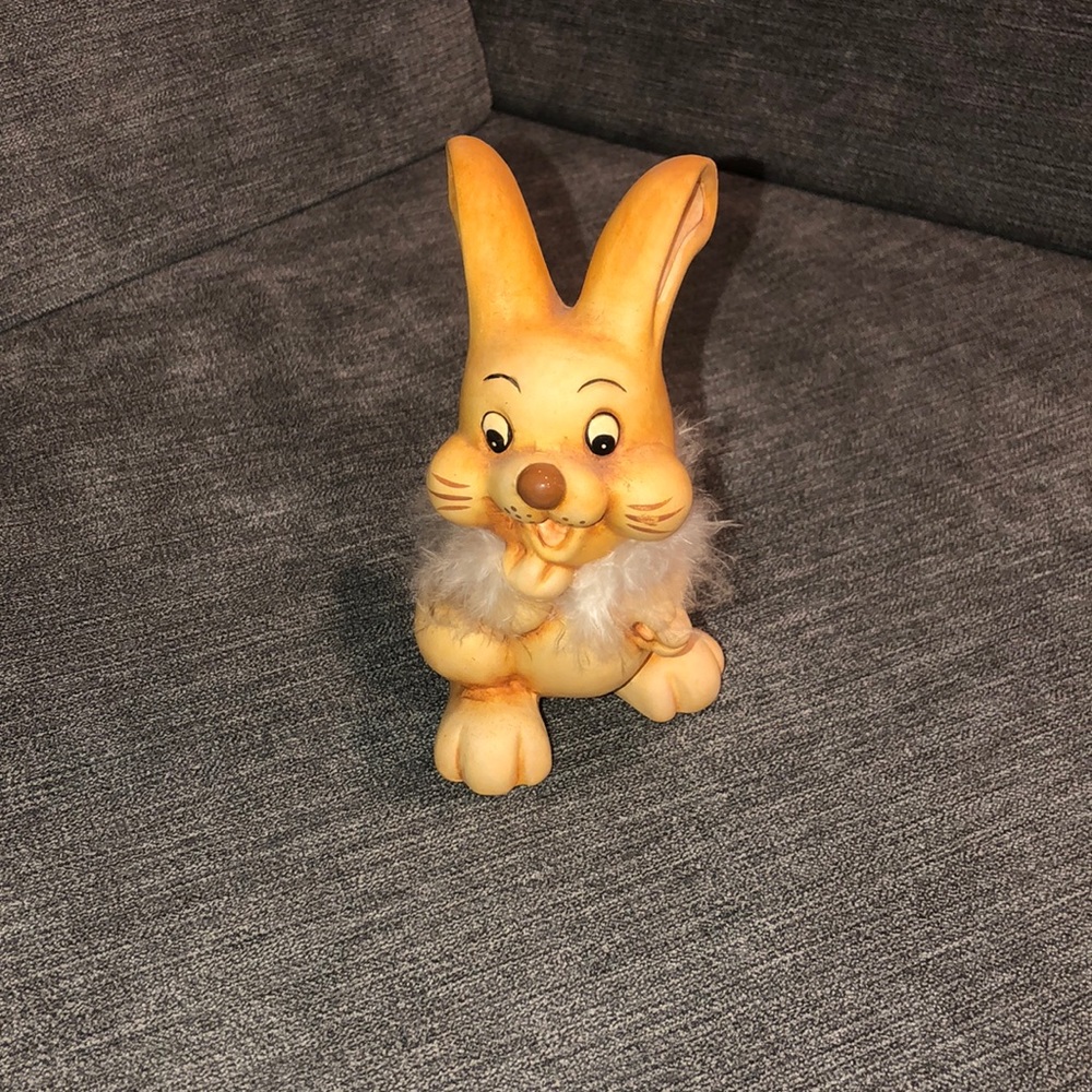 Ceramic bunny figurine